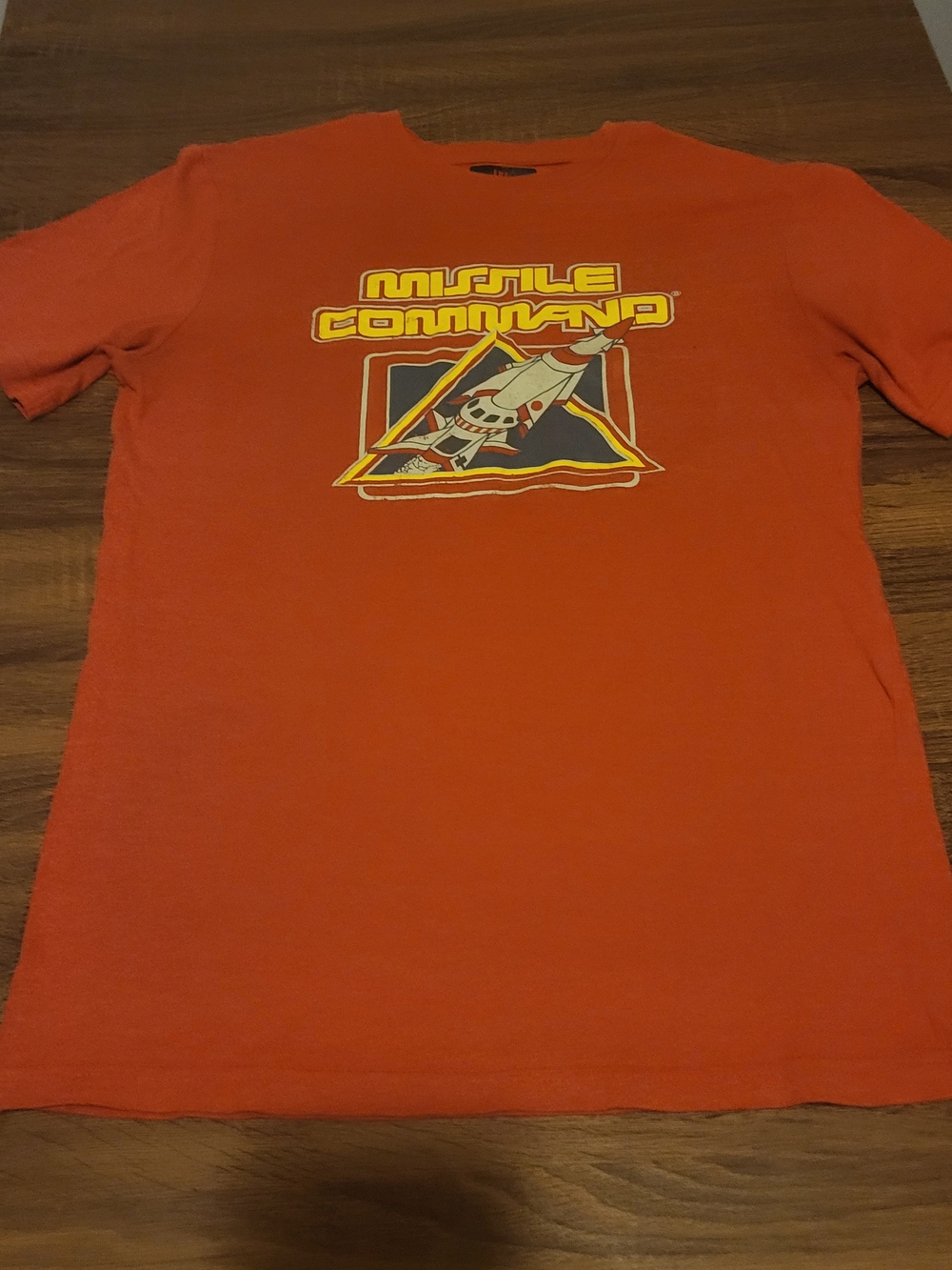 Missile Command Retro Graphic Tee - Orange